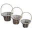 Gardener Select 3pc Leaf Rope Rattan Basket Set 8/CS — thumbnail 1 of 2