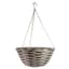 Gardener Select 14"' Round Mix Color Plastic Hanging Basket with Chain Hanger 24/CS — thumbnail 1 of 2