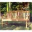 Gardener Select 4' Teak Oval Back Bench — thumbnail 1 of 2