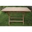 Gardener Select Teak Folding Table Rectangular — thumbnail 1 of 2