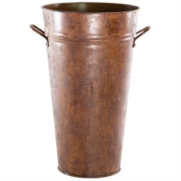 Gardener Select 12" Tall Bucket with Handle Rusty 6.7"x4.7"x12" 24/CS — photo 1 of 2