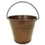 Gardener Select 6" Round Tin Bucket Antique Copper 6"wx5"h 48/CS — thumbnail 1 of 2