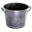 Gardener Select 11.8" Bucket Planter Antique Black 11.8"x9.5"x9.6" 12/CS — thumbnail 1 of 2