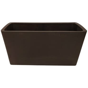 Gardener Select 10" Rectangle Balcony Planter Chocolate — photo 1 of 2