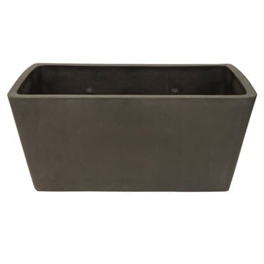 Gardener Select 10" Rectangle Balcony Planter Light Grey — photo 1 of 2