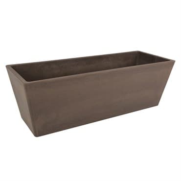Gardener Select 19" Rectangle Balcony Planter Chocolate — photo 1 of 2