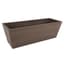 Gardener Select 19" Rectangle Balcony Planter Chocolate — thumbnail 1 of 2