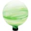 Gardener Select 10" Green Swirl Glass Gazing Globe — thumbnail 1 of 2