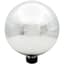 Gardener Select 10" Silver Plated Glass Garden Globe — thumbnail 1 of 2