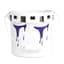 Gardener Select 4" Zinc Paint Pattern Planter Purple 3.9"x3.9"x3.7" — thumbnail 1 of 2
