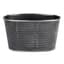 Gardener Select 10" Zinc Oval Planter Black with White Dot 9.5"x5.7"x5.5" — thumbnail 1 of 2