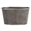 Gardener Select 10" Zinc Oval Planter Brown with White Dot 9.5"x5.7"x5.5" — thumbnail 1 of 2