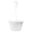 Grower Select 13.00 Delta Smooth Hanging Basket with Hanger White 2.8gal 34/CS - 13in OD x 8in H x 8.4in BD — thumbnail 1 of 2