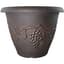 Grower Select 18.00 Grapevine Pot Black With Bronze Wash Each 410/PL, 18.11in OD x 18.11in H x 13.78in Base, 10.3Gal — thumbnail 1 of 2