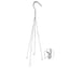 GS WIRE HANGER WHITE 4 STRAND FITS 16" AND 12" CONE COCO LINED HANGING BASKETS — thumbnail 1 of 2