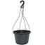 Grower Select 12.00 Twist Hanging Basket 2.32gal With 4-Strand Plastic Hanger Black 50/CS — thumbnail 1 of 2