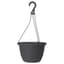 Grower Select 13.00 Everest Hanging Basket, With 18in Hanger, Black, 64 per Case, 12.99in OD x 7.48in H, 2.8 Gallon — thumbnail 1 of 2