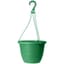 Grower Select 13.00 Everest Hanging Basket, With 22in Hanger, Green, 64 per Case, 12.99n OD x 7.48in H, 2.8 Gallon — thumbnail 1 of 2