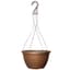 Grower Select 12.00 Dune Hanging Basket with Hanger Warm Copper 50/CS — thumbnail 1 of 2