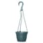 Grower Select 06.00 Bella Hanging Basket With Hanger Green 46/CS, 6in OD x 4.4in H x  4.0in BD" , 1.2 Liters, 0.3 Gallons — thumbnail 1 of 2