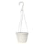 Grower Select 06.00 Bella Hanging Basket With Hanger, Cotton White, 46 per Case, 6in OD x 4.4in H x  4.0in BD , 1.2 Liters, 0.3 Gallon — thumbnail 1 of 2