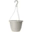 Grower Select 10.00 Everest Hanging Basket, With 18in Hanger, Cotton White, 70 per Case, 10.08in OD x 6.99in H, 1.5 Gallon — thumbnail 1 of 2