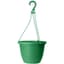 Grower Select 10.00 Everest Hanging Basket, With 18in Hanger, Green, 70 per Case, 10.08in OD x 6.99in H, 1.5 Gallon — thumbnail 1 of 2