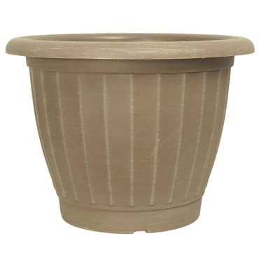 Grower Select 21.00 Castella Planter ACP Aged Cappuccino 12.6gal 15/CS - 21in OD x 15in H — photo 1 of 2