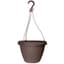 Grower Select 10.50 Cove Combo Hanging Basket, with Hanger, Cappuccino, 66 per Case, 10.51in OD x 6.75in H,  1.68Gallon — thumbnail 1 of 2