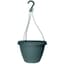 Grower Select 10.50 Cove Combo Hanging Basket, with Hanger, Green, 66 per Case, 10.51in OD x 6.75in H,  1.68Gallon — thumbnail 1 of 2