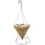 Grower Select 12.00 Round Cone Grass Hanging Basket w/ Wire Hanger 20/CS — thumbnail 1 of 2