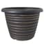 Grower Select 13.00 Stout Round Full Rings Gold Brush on Black 2.94gal 15/CS - 13.3in OD x 9.5in H x 8in BD — thumbnail 1 of 2