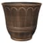 Grower Select 16.00 Scalloped Flare Planter Warm Copper 7.7gal 18/CS - 16in OD x 14.2in H — thumbnail 1 of 2