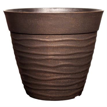 Grower Select 12.00 Dune Flat Rim Planter Warm Copper 25/CS — photo 1 of 2