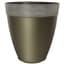 Grower Select 14.00 Gala Tall Planter High Gloss Pewter With Chalk Rim 7gal 9/CS - 14in OD X 15in H — thumbnail 1 of 2