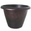 Grower Select 16.00 Wave Planter Copper Brush on Black 4.65gal 25/CS - 16in OD x 11.8in H x 8.56in BD — thumbnail 1 of 2