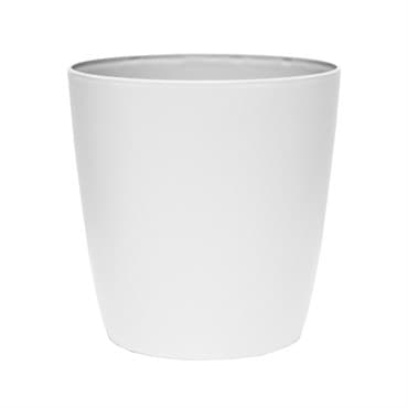 HC 8" Aria Round Planter White — photo 1 of 2