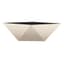 HC 6" Deco Faceted Bowl Vanilla Bisque — thumbnail 1 of 2