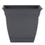 HC 6" Eclipse Square Planter Warm Gray — thumbnail 1 of 2
