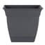 HC 10" Eclipse Square Planter Warm Gray — thumbnail 1 of 2