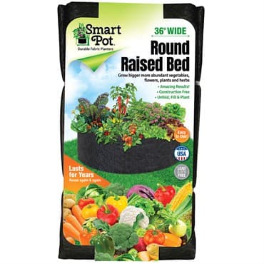 Smart Pot 36" Round Raised Bed Black — photo 1 of 2
