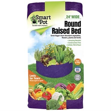 Smart Pot Round Raised Bed 24" Purple — photo 1 of 2