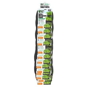 Smart Pot 12pc Herbs & Micro Greens Clip Strip Black Assorted Sizes (4 Each 1 gal, 2 gal & 3 gal) — photo 1 of 2