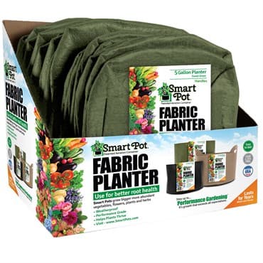 Smart Pot 5gal Multi Purpose Large w/Handles Green w/Display Box — photo 1 of 2