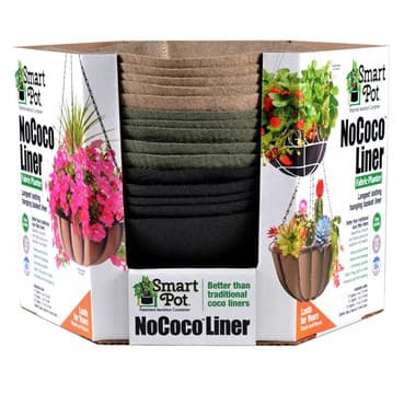 Smart Pot NoCoco 15pc Hanging Basket Liner 12" Asst — photo 1 of 2