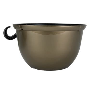 HC 12" Metallic Hanging Basket Bronze — photo 1 of 2