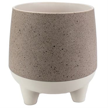 HC 10" Orion Pot Greige Granite/Birch — photo 1 of 2
