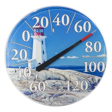 Headwind 12.5" EZ Read Dial Thermometer Lighthouse — photo 1 of 2