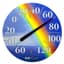 Headwind 12.5" EZ Read Dial Thermometer Rainbow — thumbnail 1 of 2