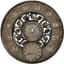 Headwinds 12" Clock Thermometer Vines — thumbnail 1 of 2